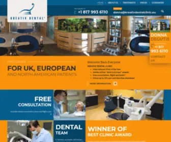 Kreativdentalclinic.eu(Kreativ Dental®) Screenshot