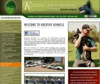 Kreativekennels.com(GERMAN SHEPHERD PUPPIES FOR SALE) Screenshot