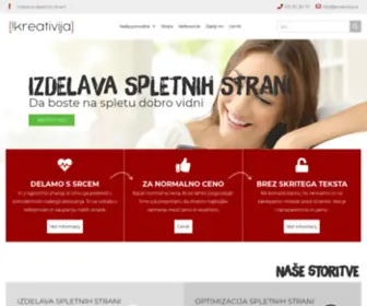 Kreativija.si(Izdelava spletnih strani) Screenshot