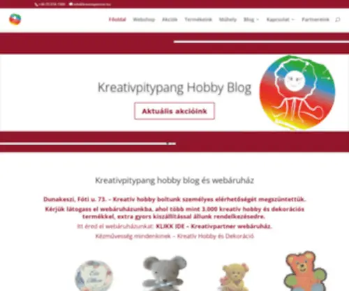 KreativPitypang.hu(KreativPitypang) Screenshot