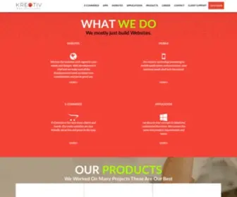 KreativWebsolutions.co.uk(Web Design and Development Company in India) Screenshot