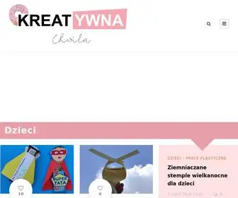 Kreatywnachwila.pl(To blog lifestylowy) Screenshot