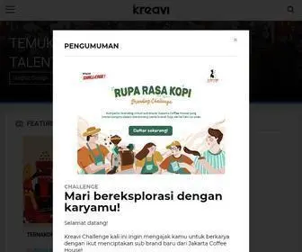 Kreavi.com(Indonesian Creative Network) Screenshot
