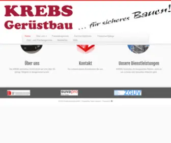 Krebs-Bau.ch(Krebs) Screenshot