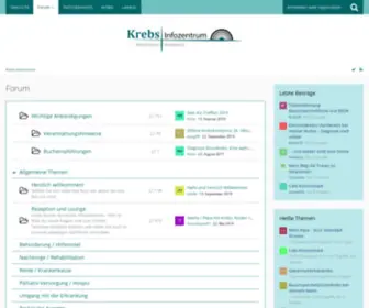 Krebs-Infozentrum.de(Krebs Infozentrum) Screenshot