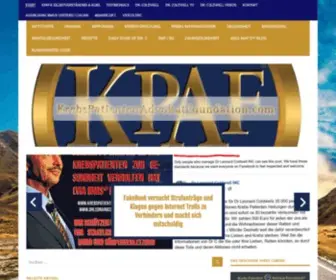 Krebspatientenadvokatfoundation.com(Die Krebs Patienten Advokat Foundation® – KPAF®) Screenshot