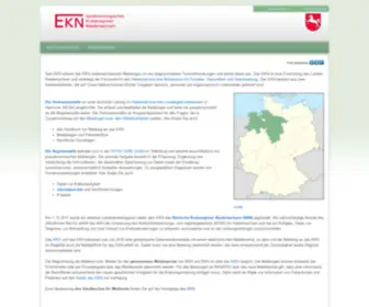 Krebsregister-Niedersachsen.de(Startseite) Screenshot