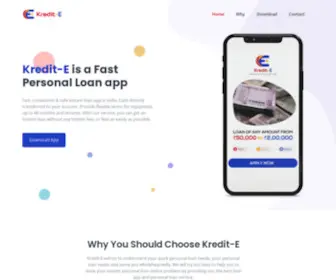 Kredit-E.com(India's Fastest Quick Loan Service) Screenshot