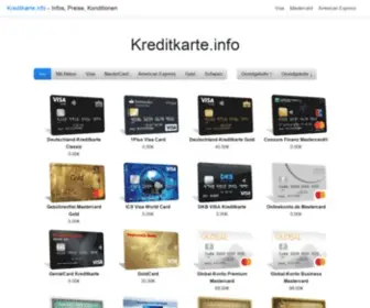 Kreditkarte.info(Kreditkartenvergleich) Screenshot