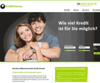 Kreditmoney.ch(Kredit günstig) Screenshot