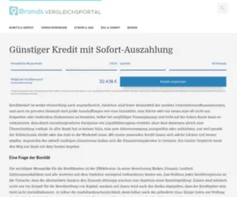 Kreditzentrale.com(Günstiger Kredit mit Sofort) Screenshot