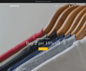 Kreedee.com(Graphic tshirts for men and women) Screenshot