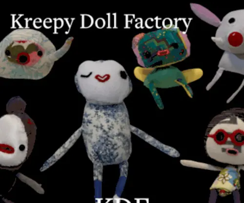 Kreepydollfactory.com(Kreepy Doll Factory) Screenshot