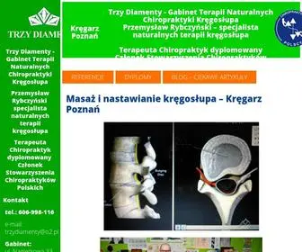 Kregarz-Poznan.pl(Masaż i nastawienie kręgosłupa) Screenshot