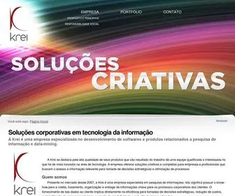 Krei.com.br(Soluções corporativas em tecnologia da informação) Screenshot
