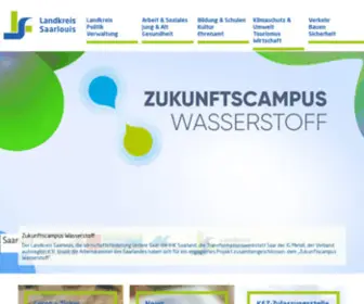 Kreis-Saarlouis.de(Landkreis Saarlouis Herzlich Willkommen im Landkreis Saarlouis) Screenshot