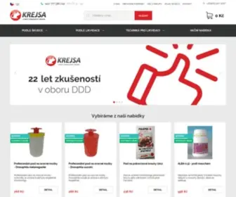 Krejsashop.cz(Specialista na dezinfekce) Screenshot
