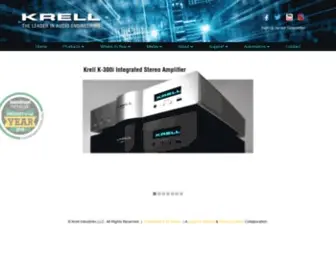 Krellonline.com(The Leader in Audio Engineering) Screenshot