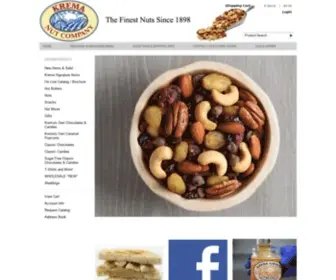 Krema.com(Krema Nut Company) Screenshot