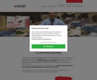 Kremer-Tec.de(O-Ringe, Dichtungen, Tauchteile & mehr) Screenshot