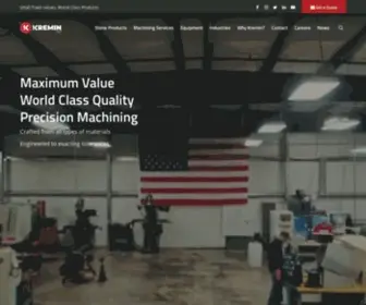 Kremininc.com(Precision Machining & World Class Quality Kremin) Screenshot