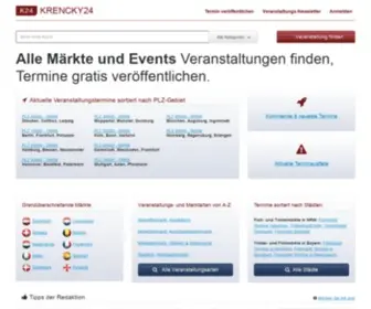 Krencky24.de(Veranstaltungen & Flohmarkttermine in Ihrer Umgebung) Screenshot