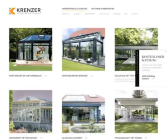 Krenzer-Wintergarten.de(Architektur in Glas) Screenshot