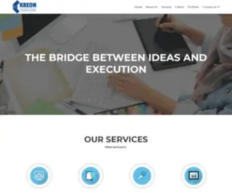 Kreonsolutions.com(Turning IDEAS into REALITY) Screenshot