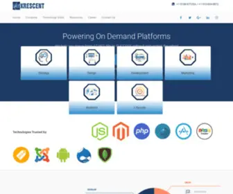 KrescentGlobal.com(An IT Solution and Service Provider) Screenshot