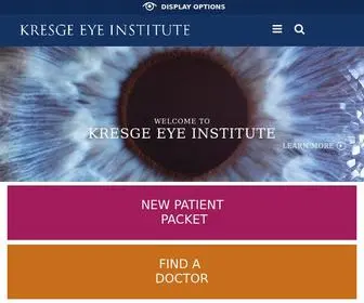 Kresgeeye.org(Kresge Eye Institute) Screenshot
