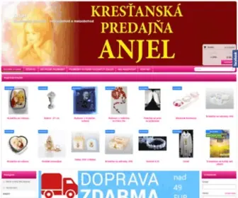 Krestanska-PredajNa.sk(Kresťanská predajňa Anjel) Screenshot