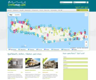 Kretamap.com(Crete map for your best holidays ever) Screenshot