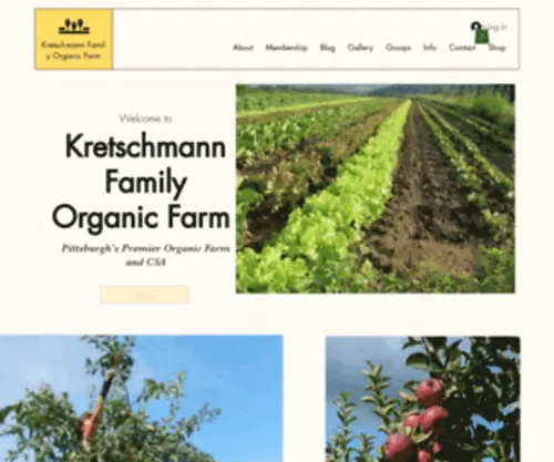 Kretschmannfarm.com(My Site 2) Screenshot
