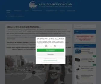 KreuzFahrt-Coach.de(Tipps und Infos zu Kreuzfahrten & Schiffsreisen mit AIDA & TUI) Screenshot