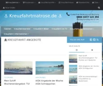 KreuzFahrt-Stornokabinen.de(Kreuzfahrten und mehr) Screenshot