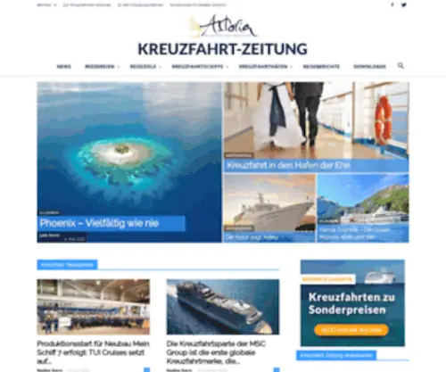 KreuzFahrt-Zeitung.de(Kreuzfahrt Magazin) Screenshot