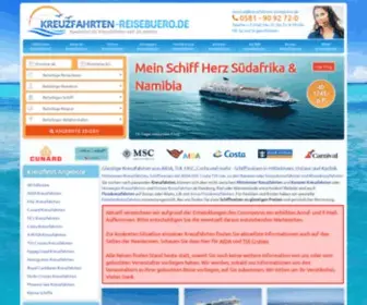 KreuzFahrten-Reisebuero.de(Kreuzfahrten mit AIDA TUI MSC Costa f) Screenshot