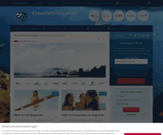 KreuzFahrtpiraten.de(▷ Alles über Kreuzfahrten & Schnäppchen) Screenshot