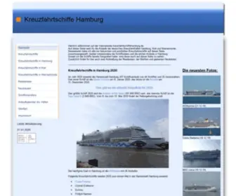 KreuzFahrtschiffehamburg.de(Index) Screenshot