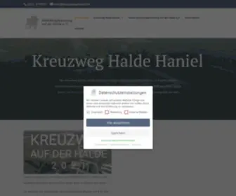 Kreuzweghaniel.de(Karfreitagskreuzweg auf der Halde Haniel) Screenshot