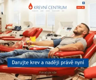 Krevnicentrum.cz(Krevní) Screenshot