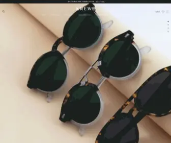 Krewe.com(New Orleans Eyewear) Screenshot