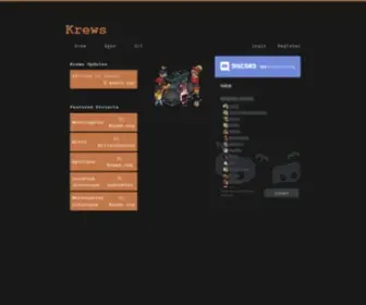 Krews.org(Explore projects) Screenshot