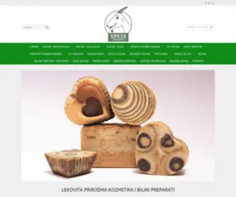 Krezasapuni.com(Lekovita prirodna kozmetika i biljni preparati) Screenshot