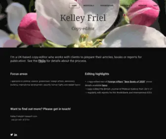 KRF-Research.com(Kelley Friel) Screenshot