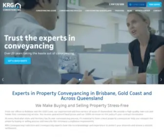 KRG.com.au(Conveyancing Brisbane) Screenshot