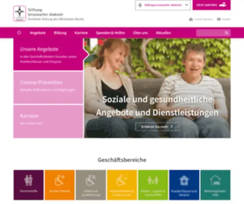 KRH-NK.de(Stiftung kreuznacher diakonie) Screenshot