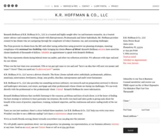 Krhoffman.com(Hoffman & Co) Screenshot