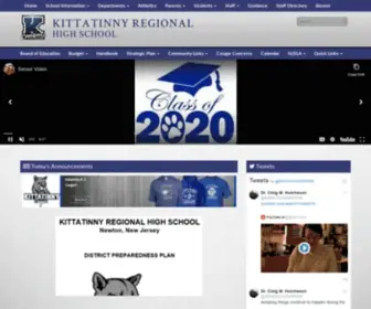 KRHS.net(Kittatinny Regional High School) Screenshot