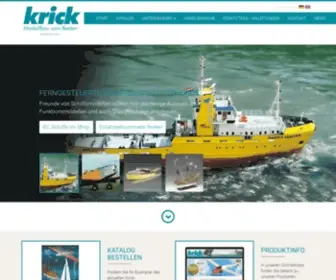 Krick-Modell.de(Klaus krick modelltechnik) Screenshot